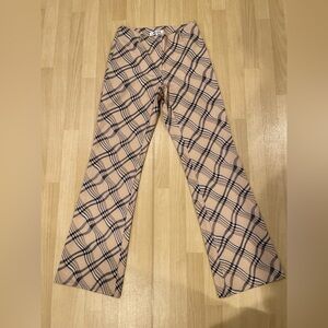 I am Gia Plaid Flare Pants